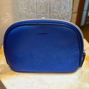 La Mer Vibrant Blue Cosmetic Bag